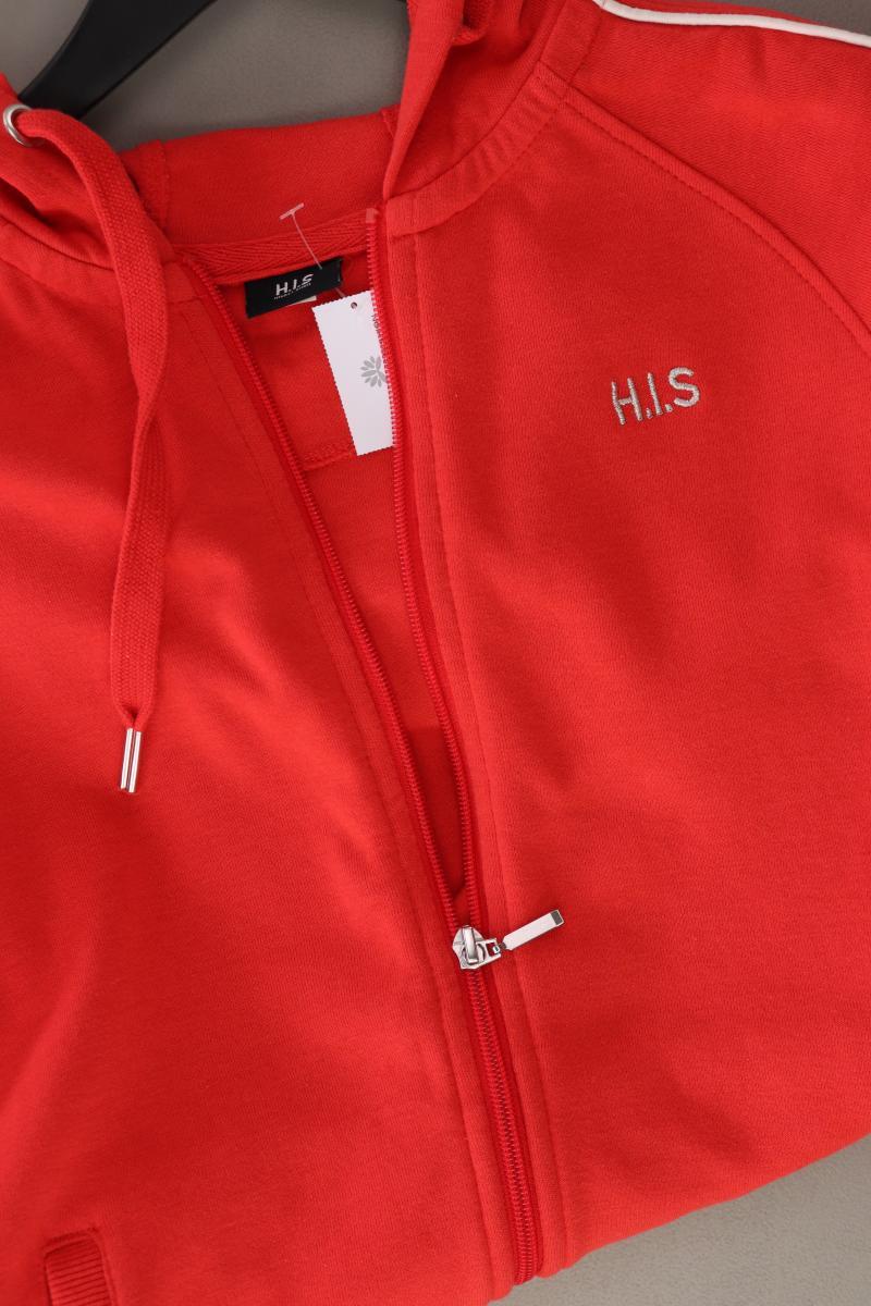 H.I.S. Sweatjacke Gr. 32/34 Langarm rot