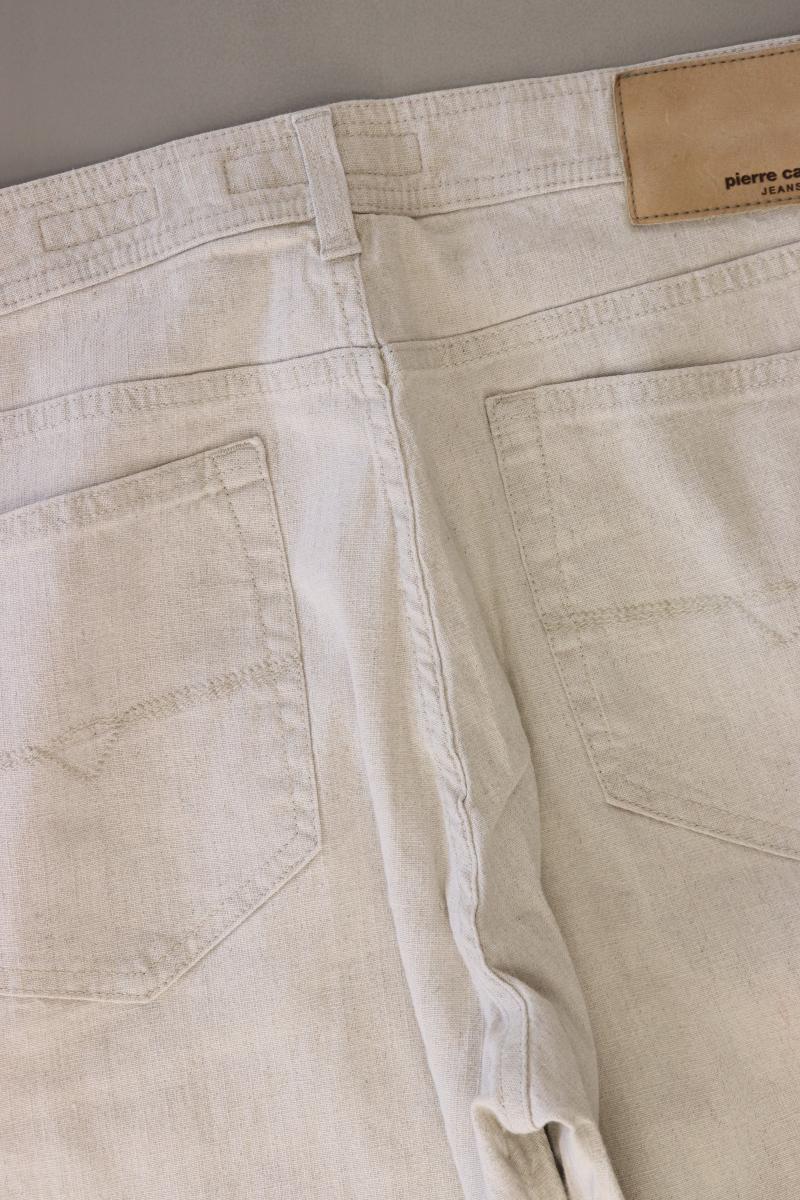 Pierre Cardin Straight Jeans für Herren Gr. Kurzgröße 27 creme aus Leinen