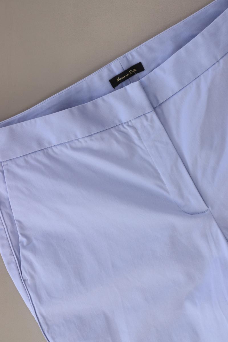 Massimo Dutti Stoffhose Gr. 44 blau