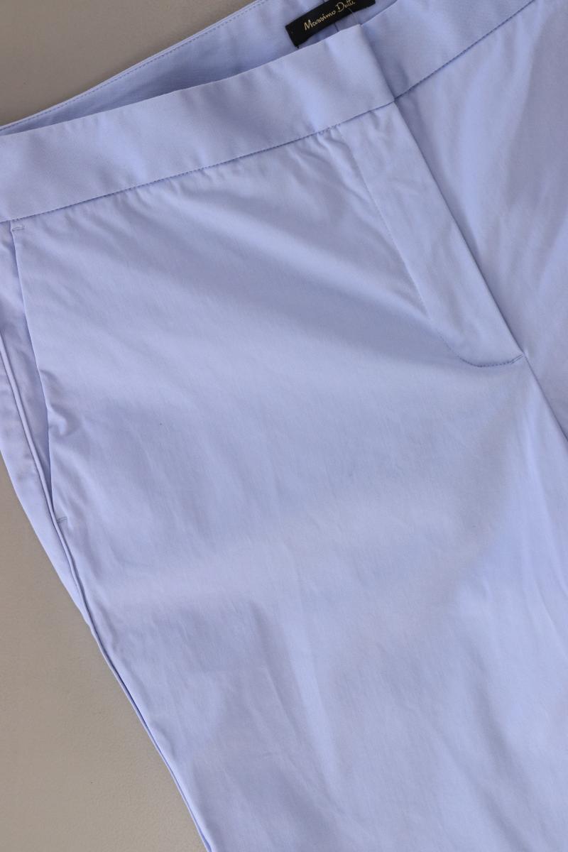 Massimo Dutti Stoffhose Gr. 44 blau