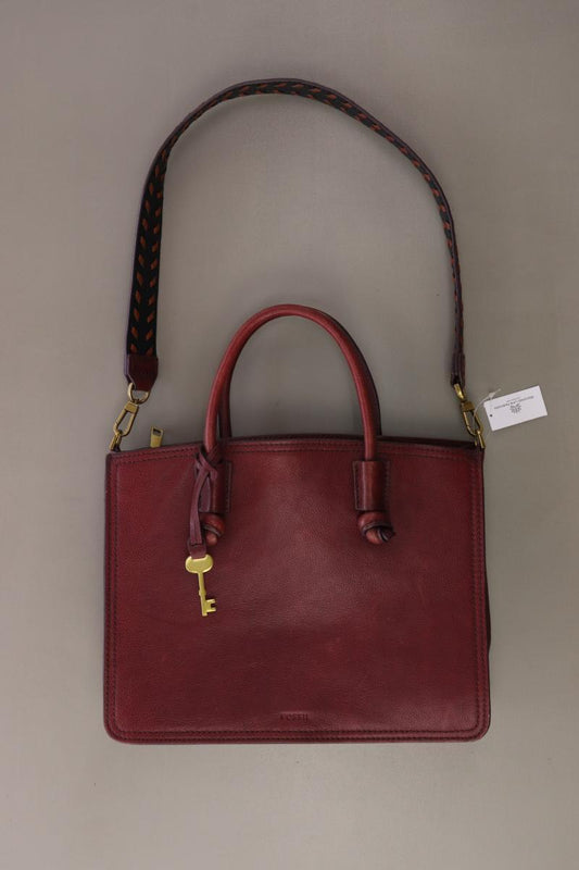 Fossil Henkeltasche rot aus Leder