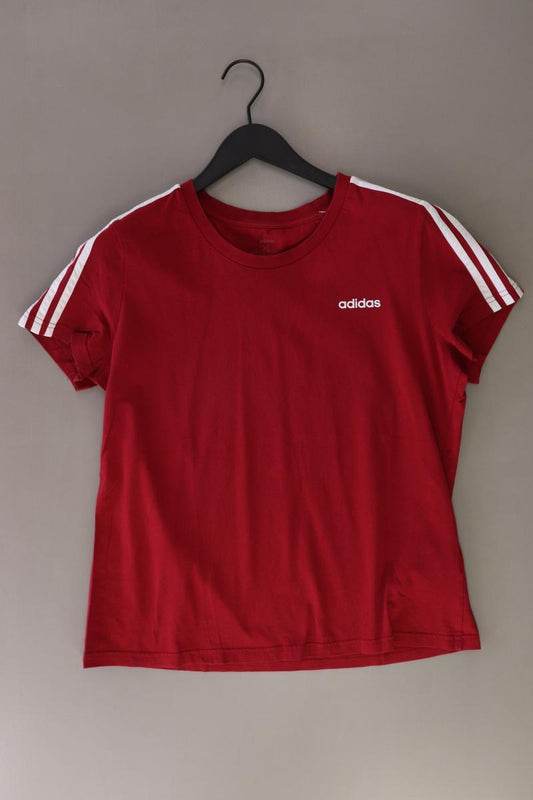 Adidas Sportshirt Gr. XL Kurzarm rot aus Baumwolle