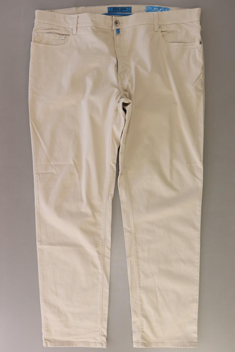 Pierre Cardin Five-Pocket-Hose für Herren Gr. Kurzgröße 28 creme aus Baumwolle