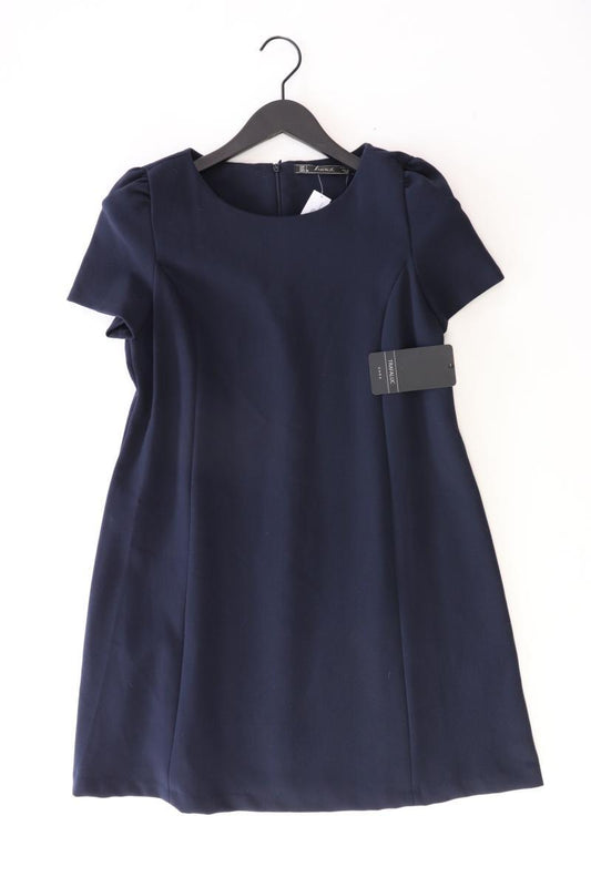 Zara Bleistiftkleid Gr. L neu mit Etikett Kurzarm blau aus Polyester