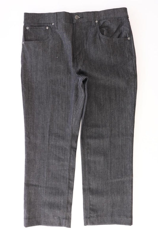 Zara Straight Jeans Gr. 46 grau aus Baumwolle