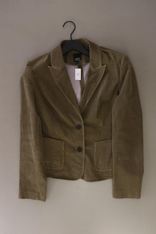 Esprit Collection Cordblazer Gr. 38 olivgrün aus Baumwolle