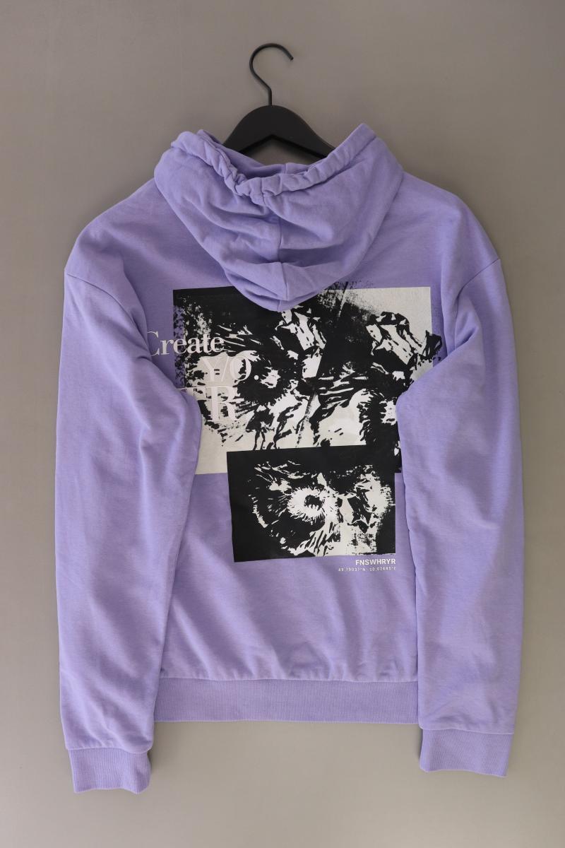 QS by s.Oliver Hoodie für Herren Gr. L lila aus Baumwolle
