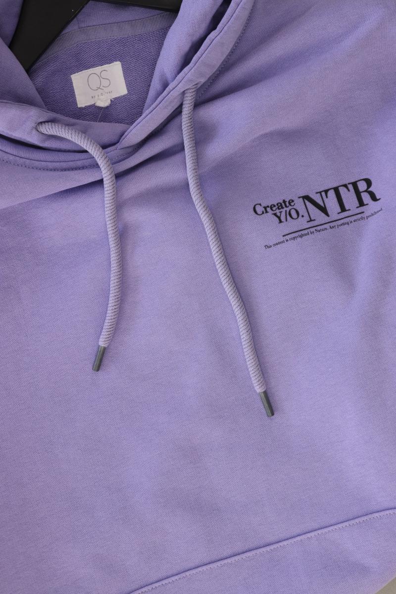 QS by s.Oliver Hoodie für Herren Gr. L lila aus Baumwolle
