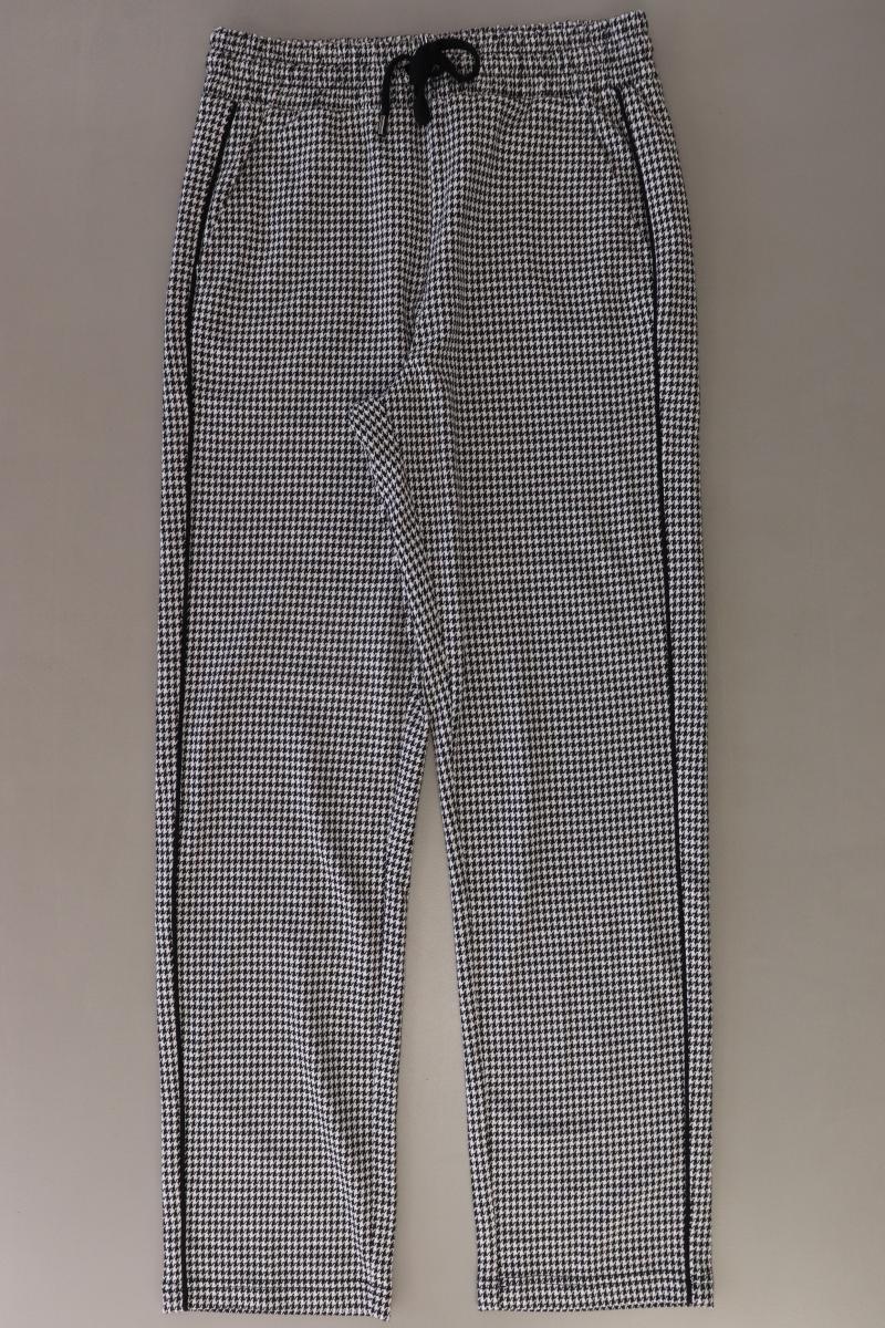 United Colors of Benetton Stoffhose Gr. XS hahnentritt grau aus Polyester