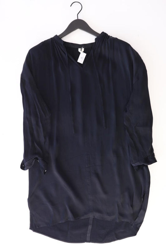 ARKET Midikleid Gr. 36 3/4 Ärmel blau aus Viskose