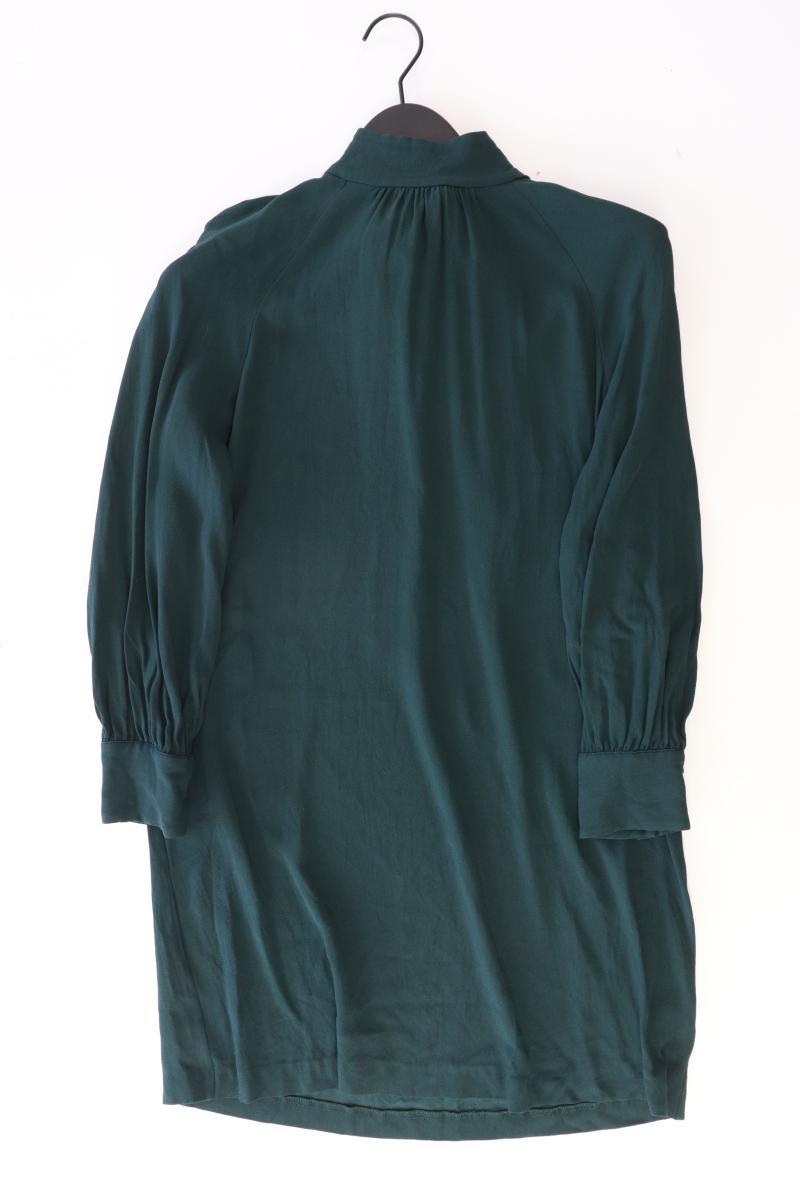 Massimo Dutti Langarmkleid Gr. 38 grün aus Acetat