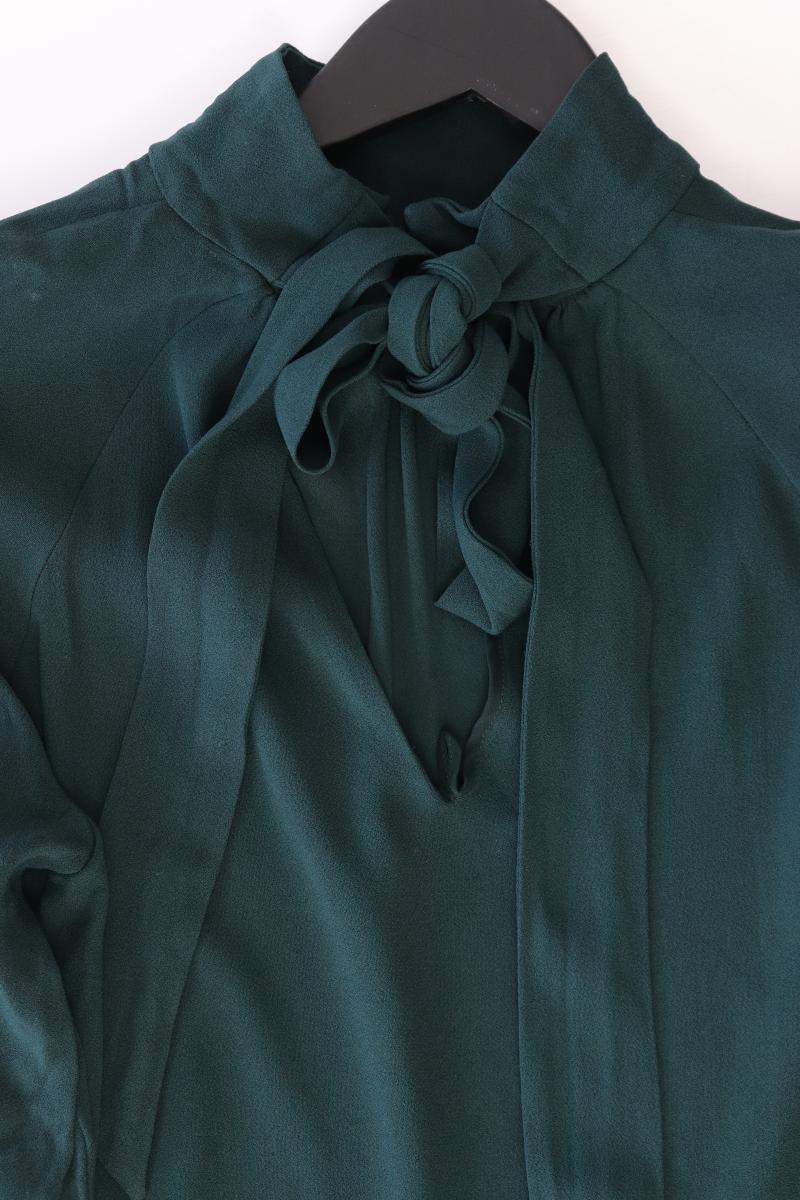 Massimo Dutti Langarmkleid Gr. 38 grün aus Acetat