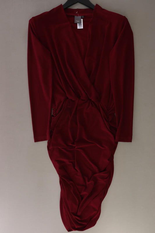 Ichi Abendkleid Gr. M Langarm rot aus Polyester