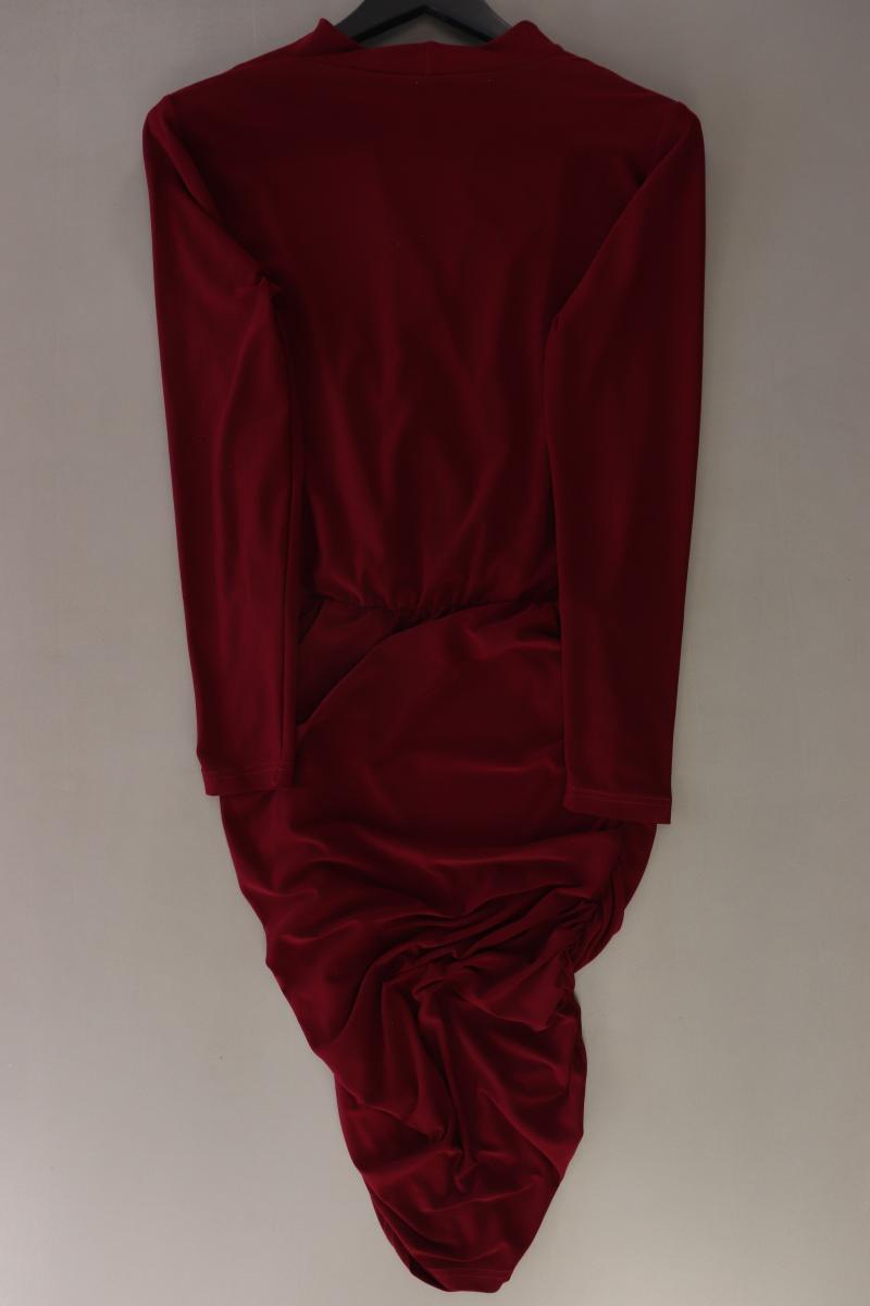 Ichi Abendkleid Gr. M Langarm rot aus Polyester