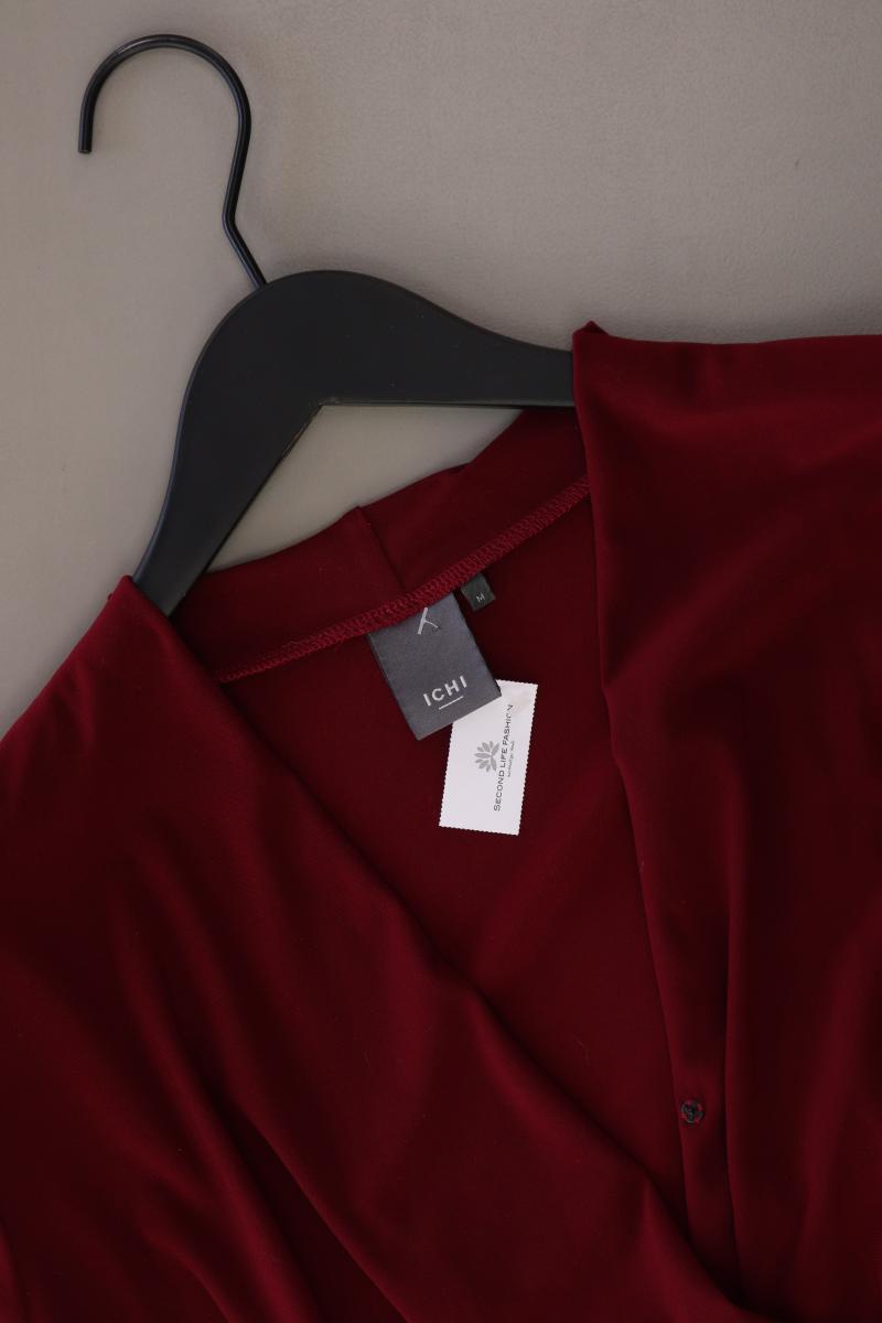 Ichi Abendkleid Gr. M Langarm rot aus Polyester