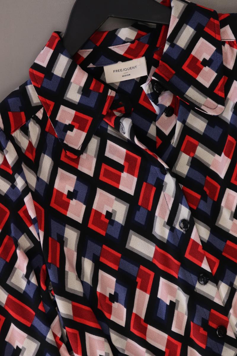 Free/Quent Langarmkleid Gr. M geometrisches Muster rot aus Polyester