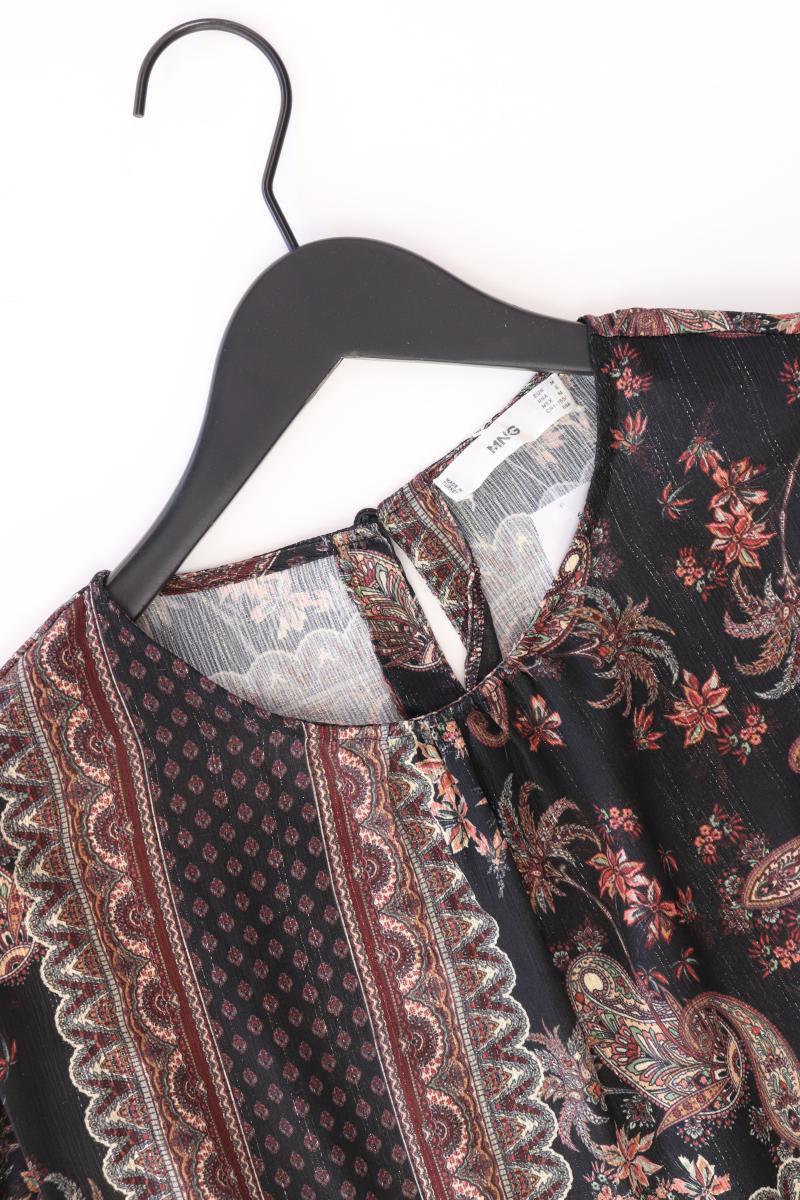 Mango Langarmbluse Gr. 38 schwarz aus Polyester