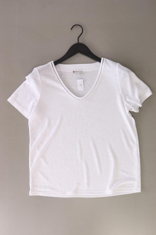 Street One T-Shirt Gr. 38 Kurzarm weiß