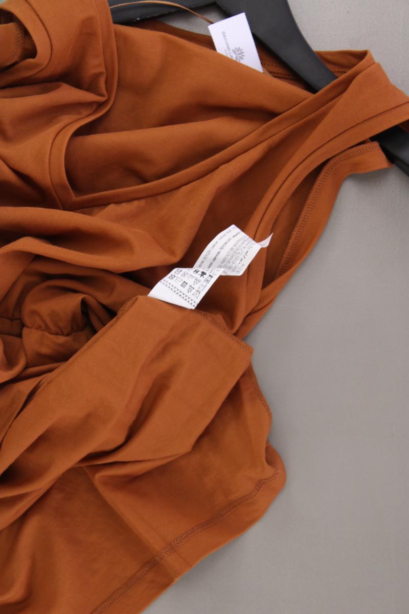 Pull&Bear Minikleid Gr. XS neuwertig Ärmellos braun aus Viskose