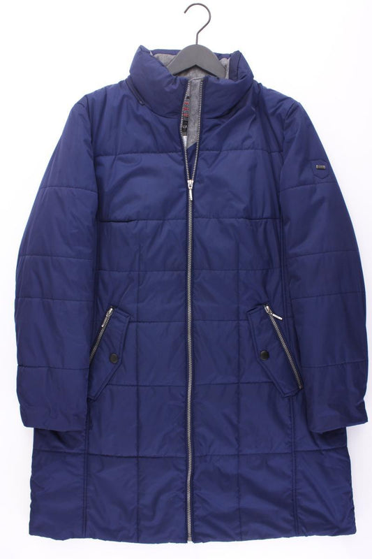 GINA S Kurzmantel Gr. 44 blau aus Polyester