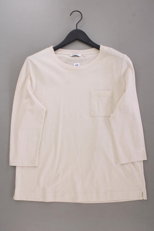 Tom Tailor Classic Shirt Gr. XL neuwertig 3/4 Ärmel creme aus Baumwolle