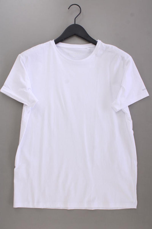 Bruno Banani T-Shirt für Herren Gr. XL Kurzarm weiß aus Baumwolle