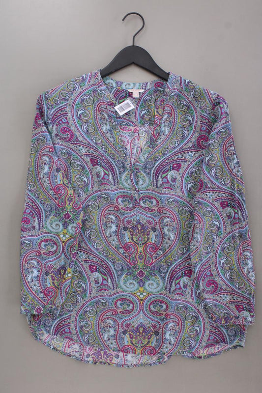 Esprit Langarmbluse Gr. 42 mit Paisleymuster mehrfarbig aus Viskose