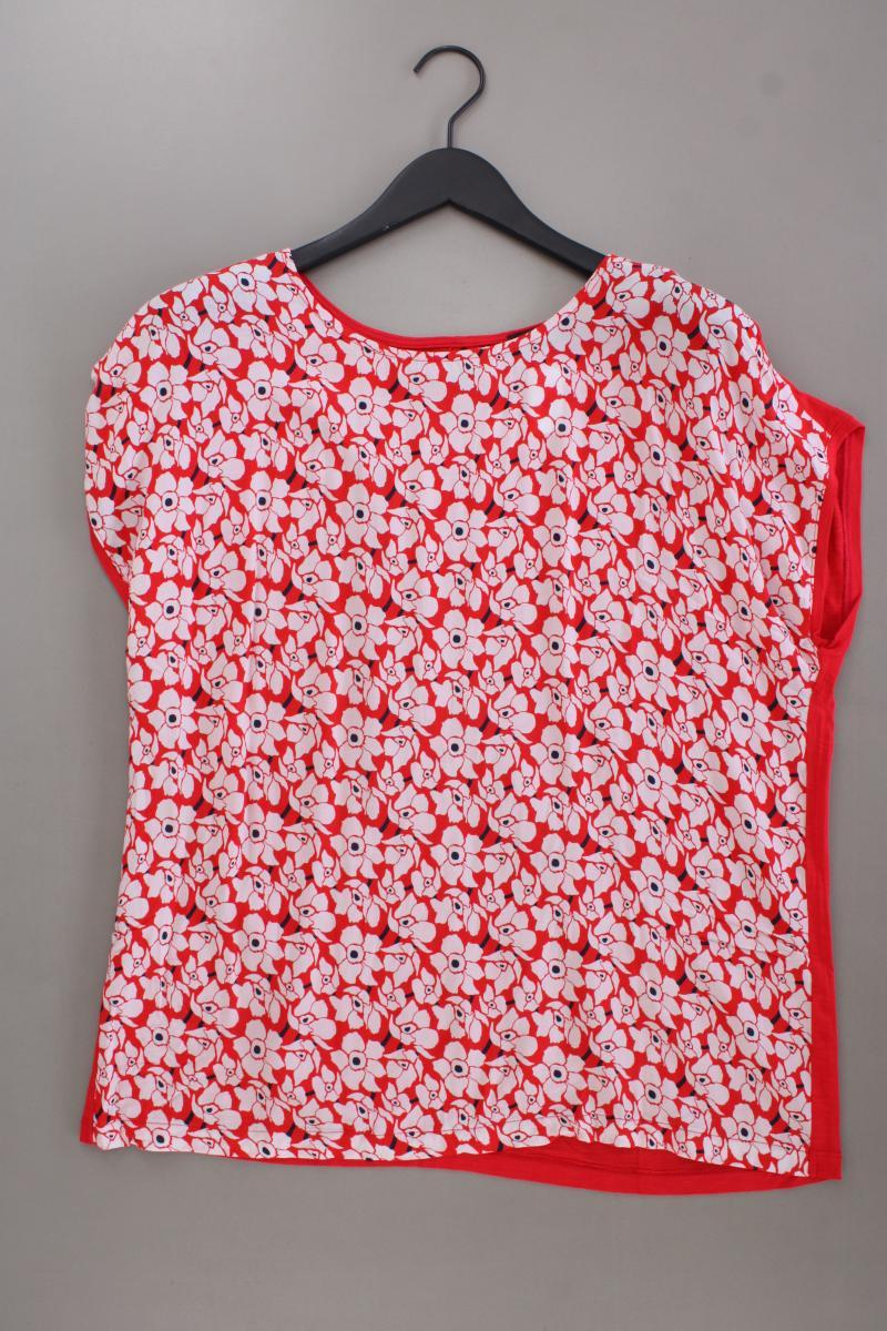 Sure Kurzarmbluse Gr. XL mit Blumenmuster rot