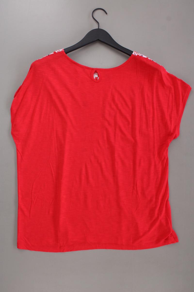 Sure Kurzarmbluse Gr. XL mit Blumenmuster rot