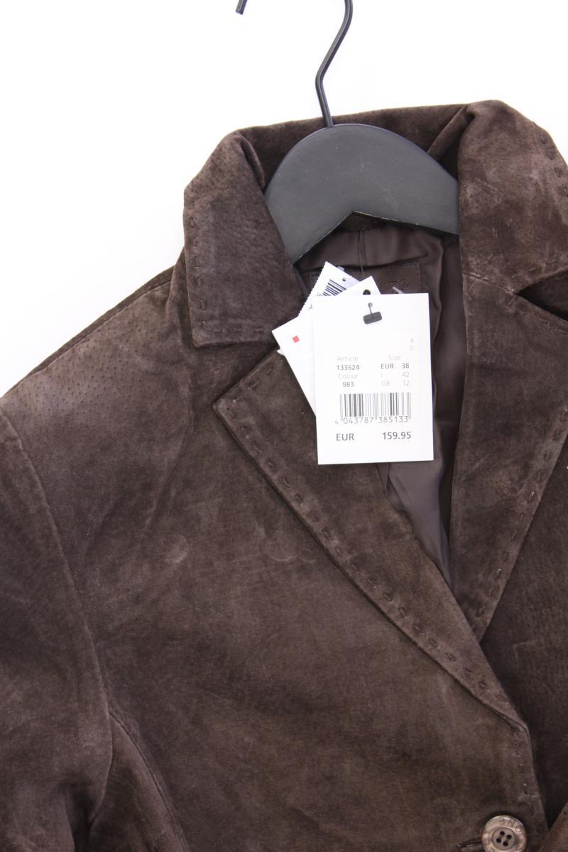 Street One Ledermantel Gr. 38 neu mit Etikett Neupreis: 159,95€! Vintage braun