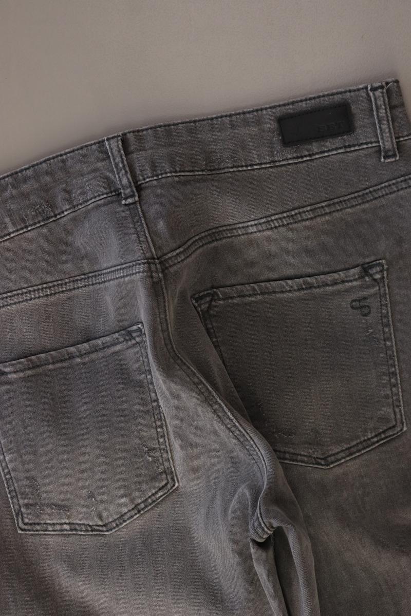 Set Straight Jeans Gr. 38 grau aus Baumwolle