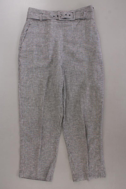 Zara Stoffhose Gr. L hahnentritt grau
