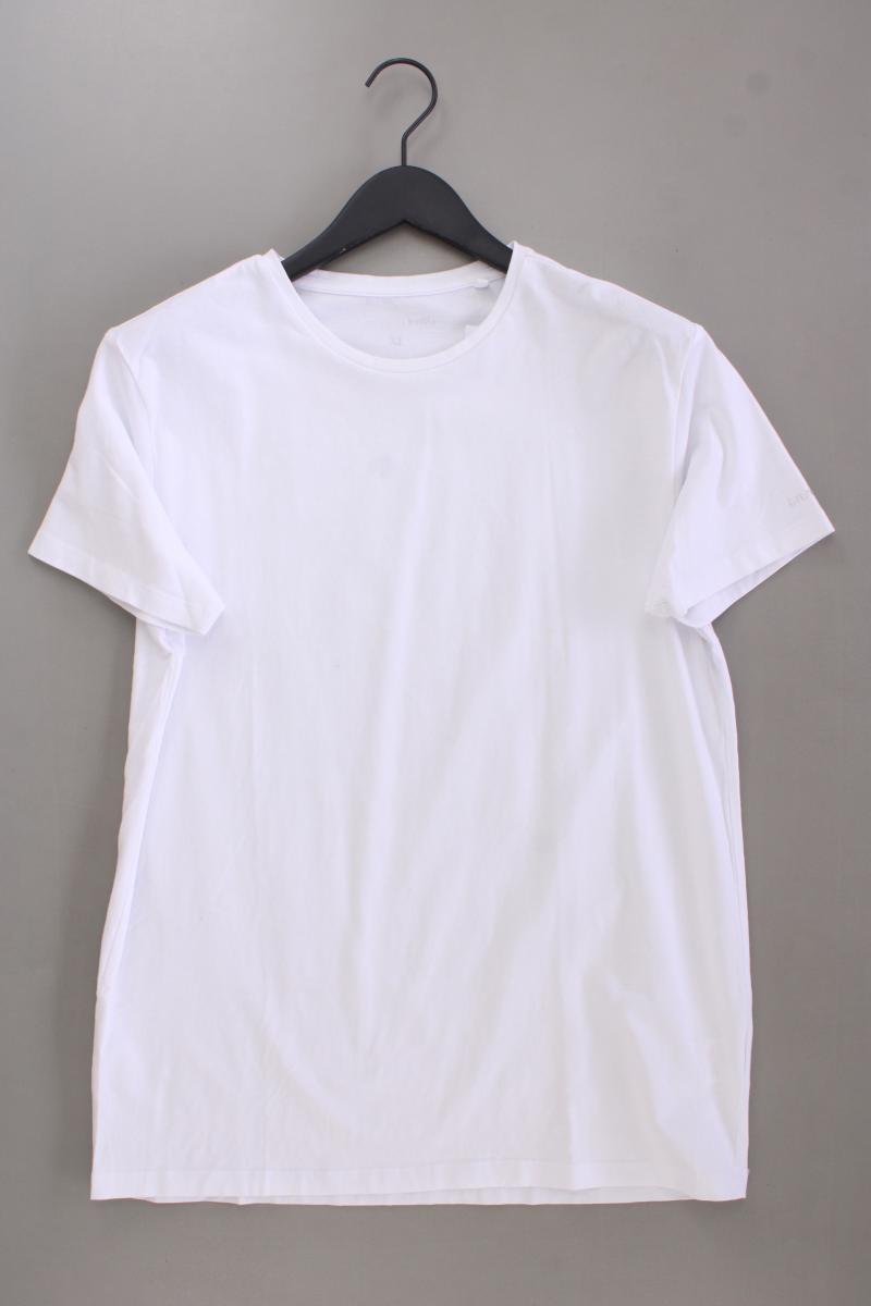 Bruno Banani T-Shirt für Herren Gr. XL Kurzarm weiß aus Baumwolle