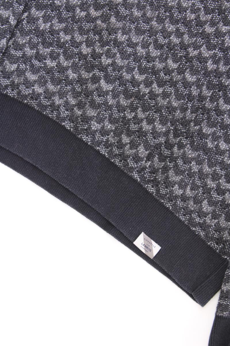 Lerros Feinstrickpullover für Herren Gr. M grau aus Baumwolle