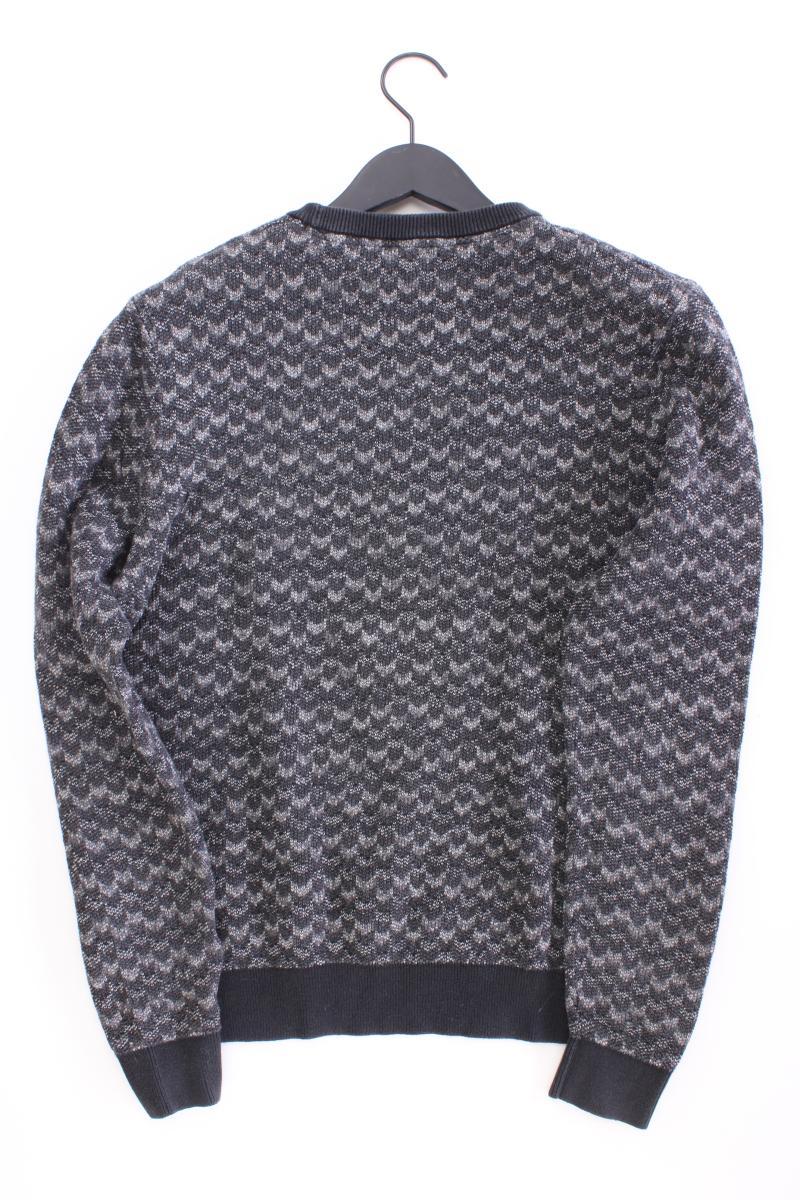 Lerros Feinstrickpullover für Herren Gr. M grau aus Baumwolle