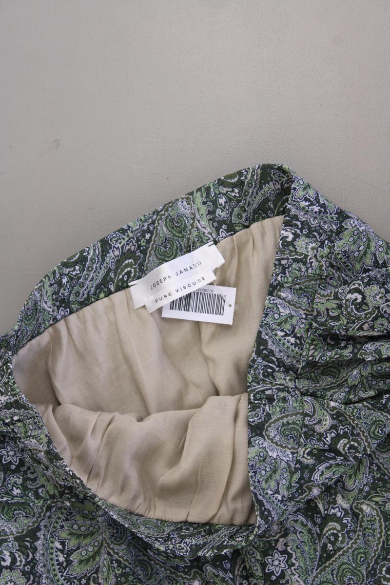 Joseph Janard Stretchrock Gr. 36 mit Paisleymuster grün aus Viskose