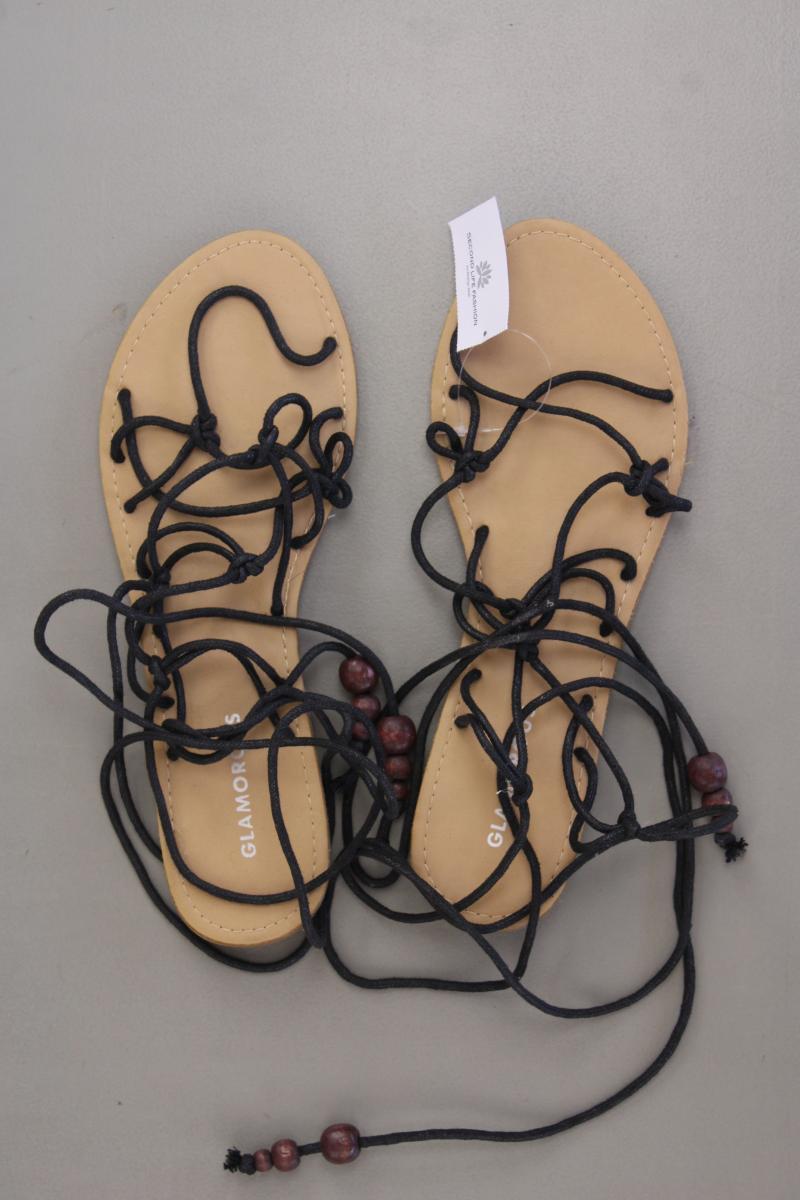 Glamorous Sandalen Gr. 38 neuwertig schwarz