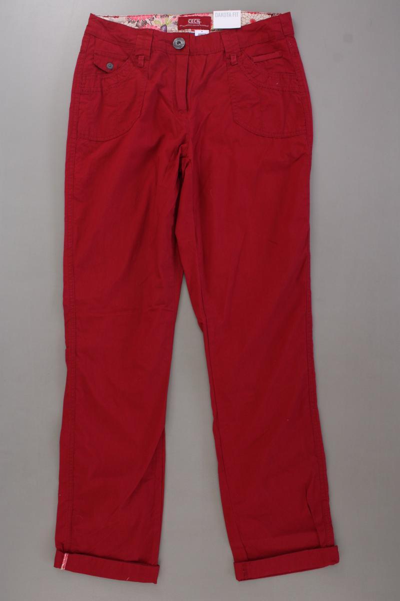 Cecil Hose Gr. W27/L32 neu mit Etikett Modell Dakota rot aus Baumwolle