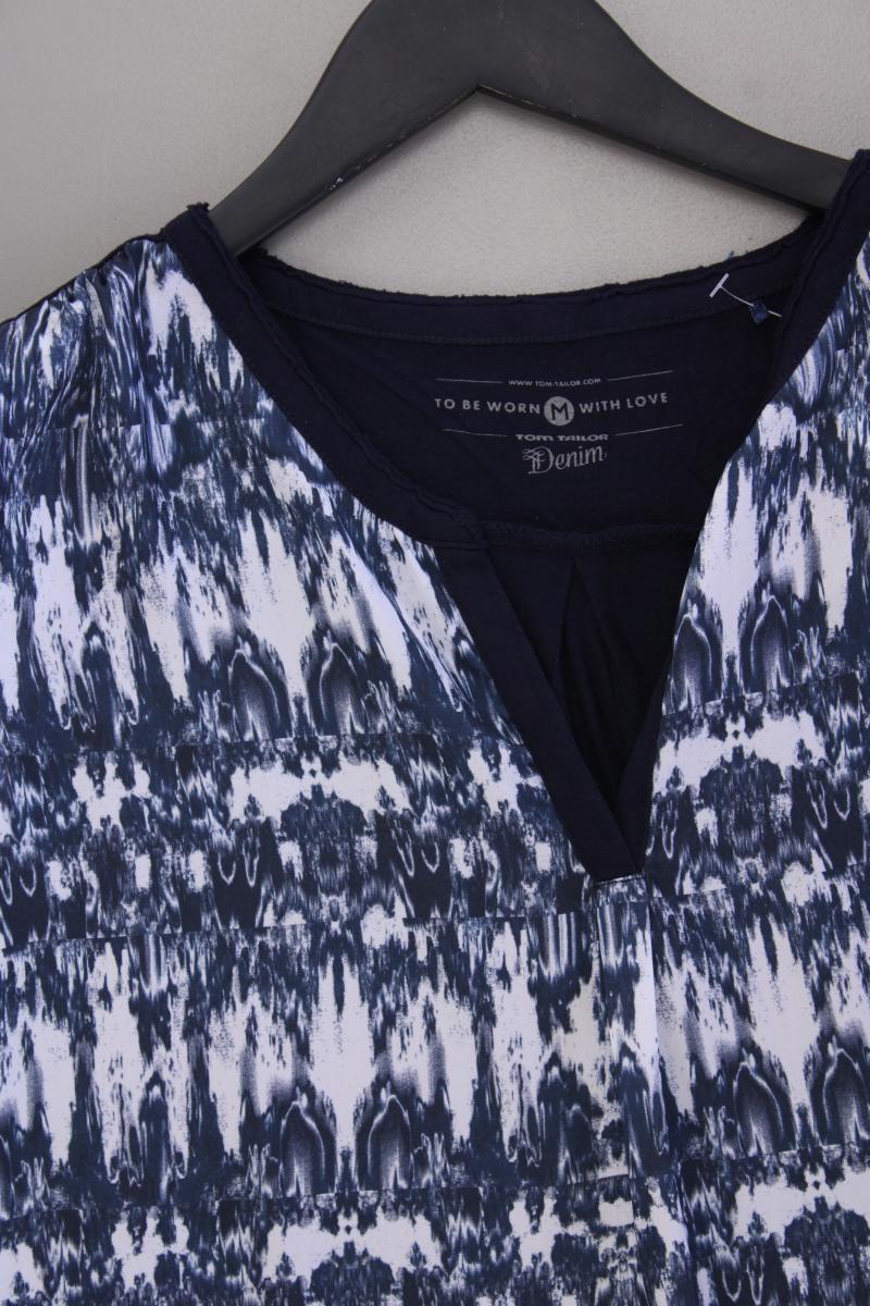 Tom Tailor (Denim) Ärmellose Bluse Gr. M blau aus Viskose