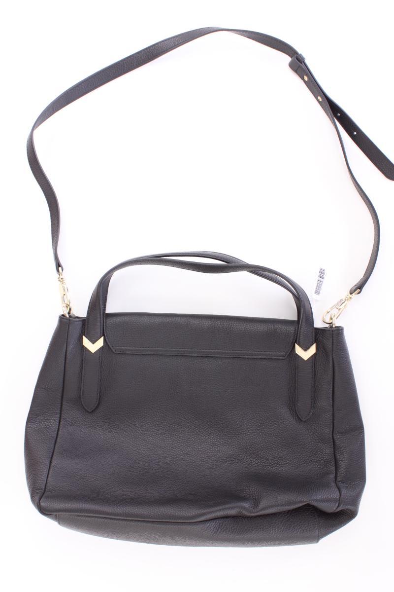 Versace Collection Umhängetasche schwarz aus Leder