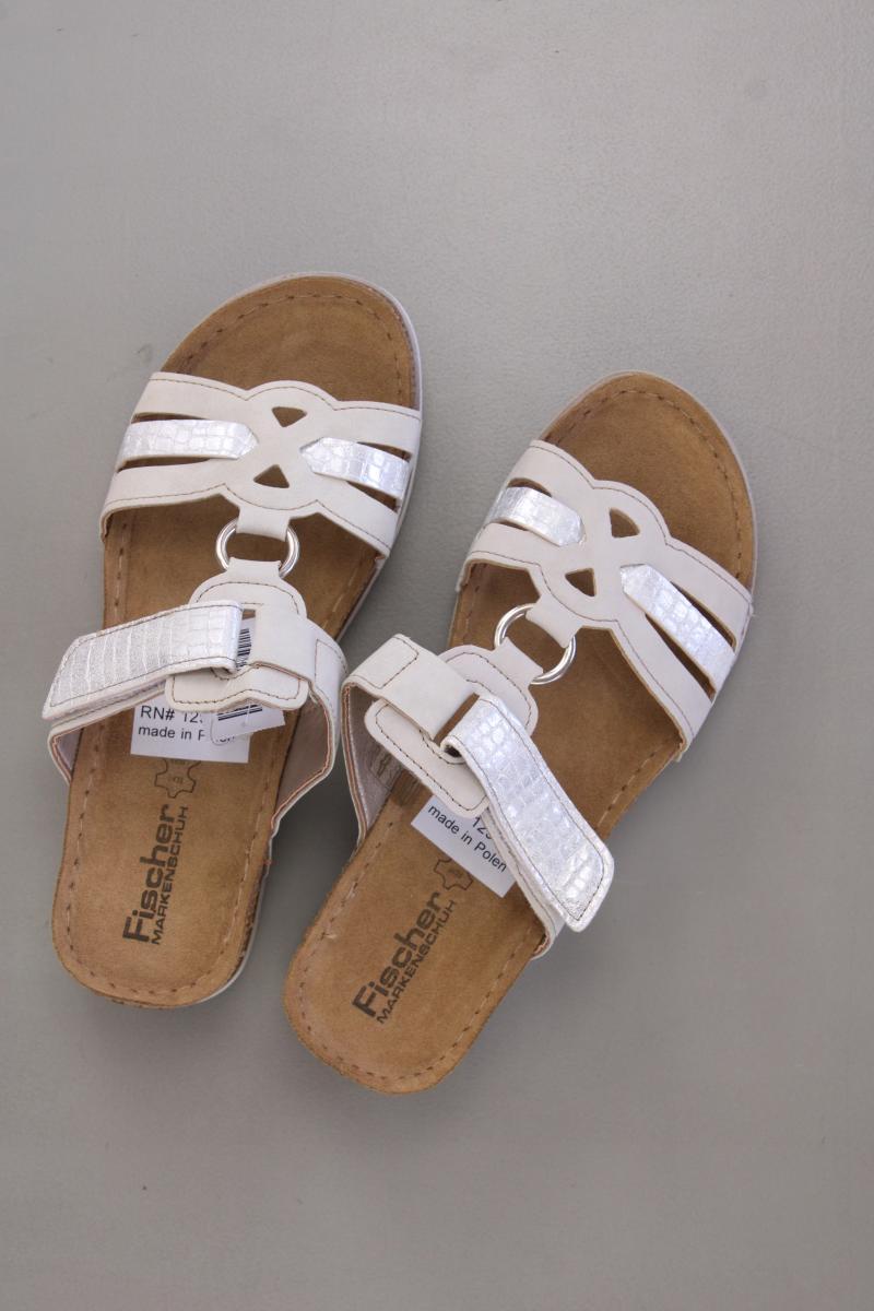 Fischer Sandalen Gr. 38 neuwertig weiß