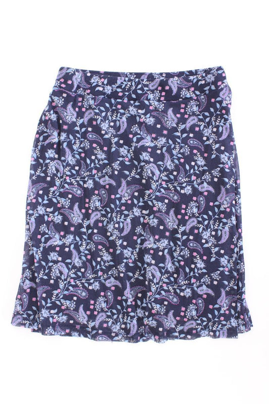 Tom Tailor Stretchrock Gr. 38 mit Blumenmuster blau aus Polyamid