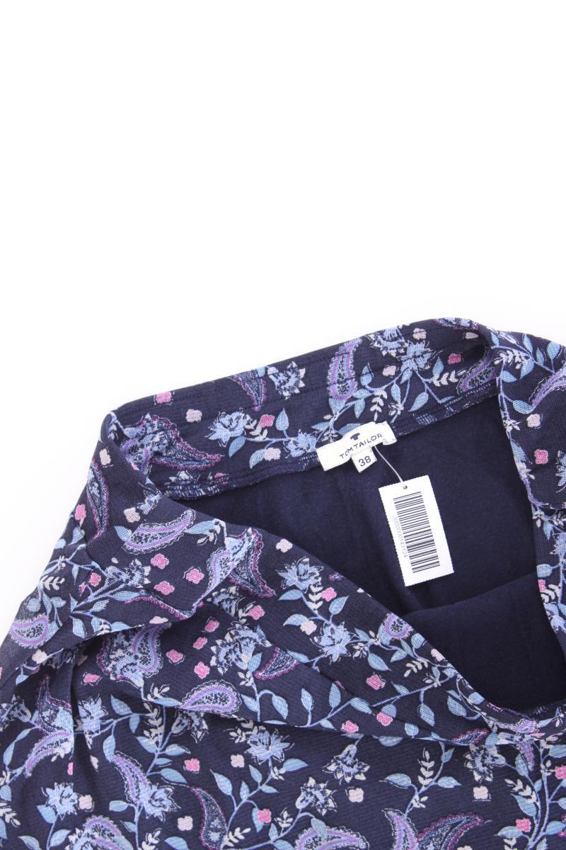 Tom Tailor Stretchrock Gr. 38 mit Blumenmuster blau aus Polyamid