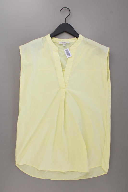 Esprit Ärmellose Bluse Gr. 40 neuwertig gelb
