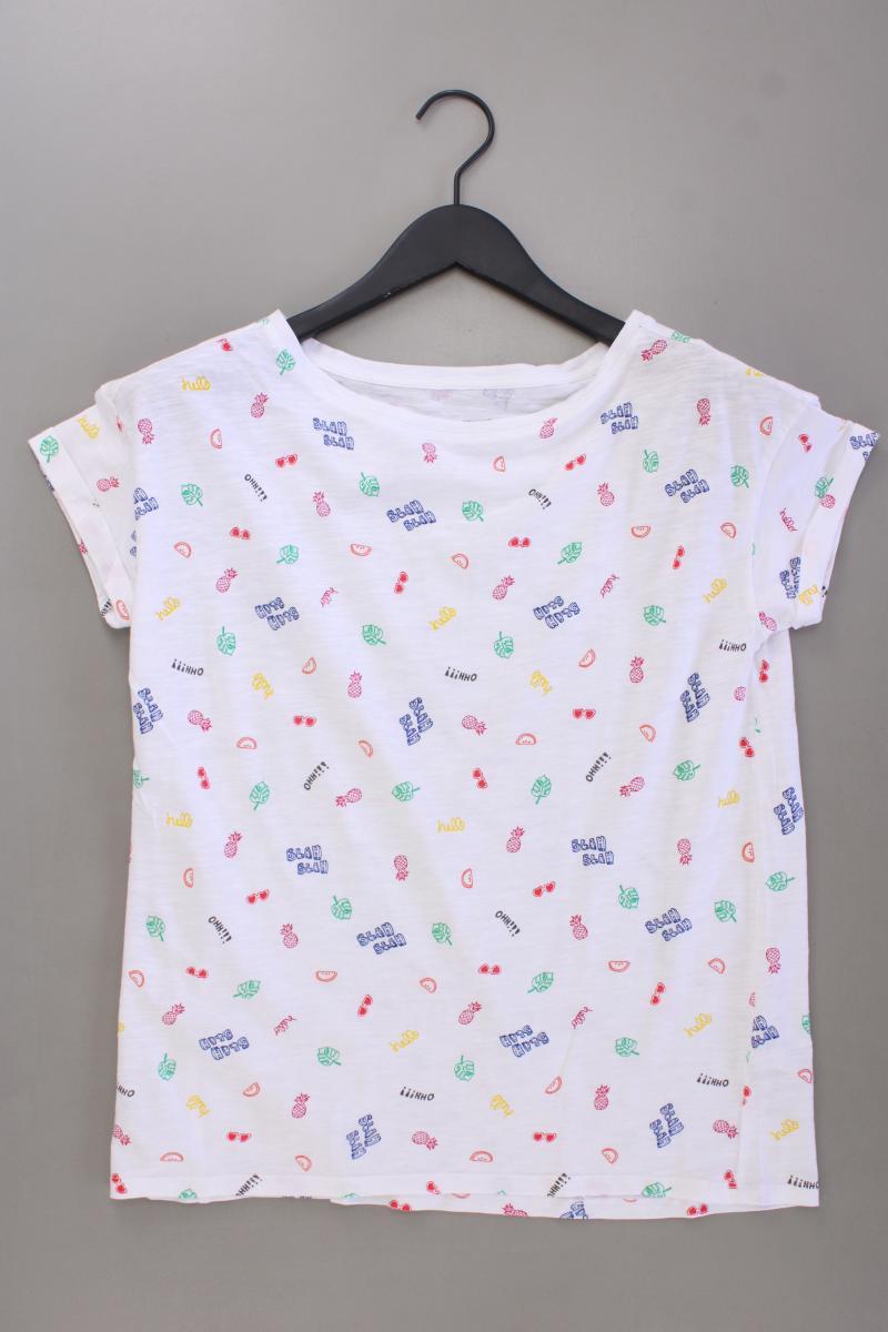 edc by Esprit Printshirt Gr. S Kurzarm mehrfarbig aus Baumwolle