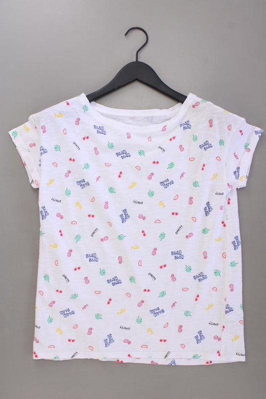 edc by Esprit Printshirt Gr. S Kurzarm mehrfarbig aus Baumwolle