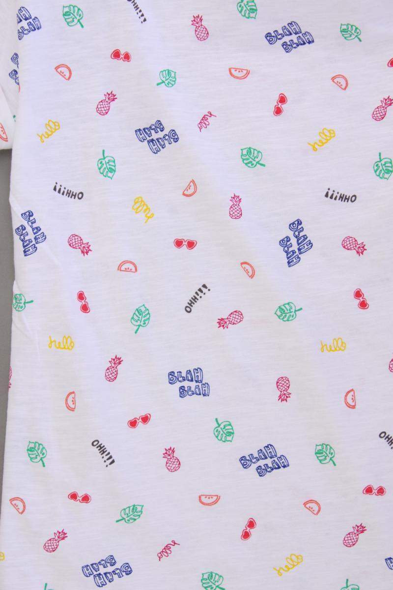 edc by Esprit Printshirt Gr. S Kurzarm mehrfarbig aus Baumwolle