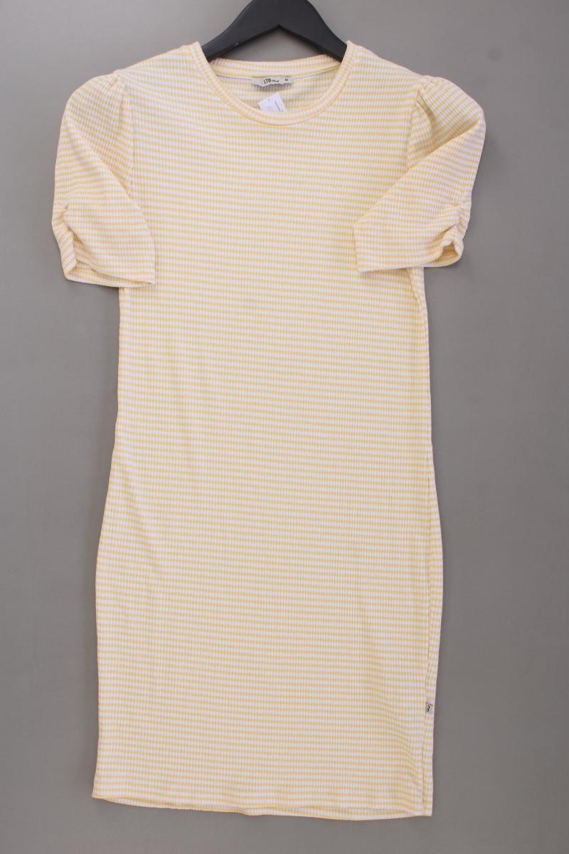 LTB Stretchkleid Gr. M neuwertig Kurzarm gelb aus Viskose