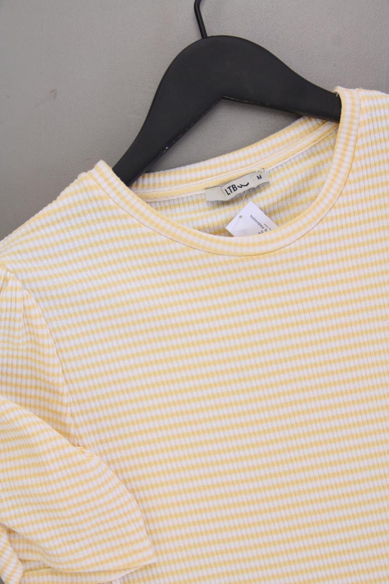 LTB Stretchkleid Gr. M neuwertig Kurzarm gelb aus Viskose