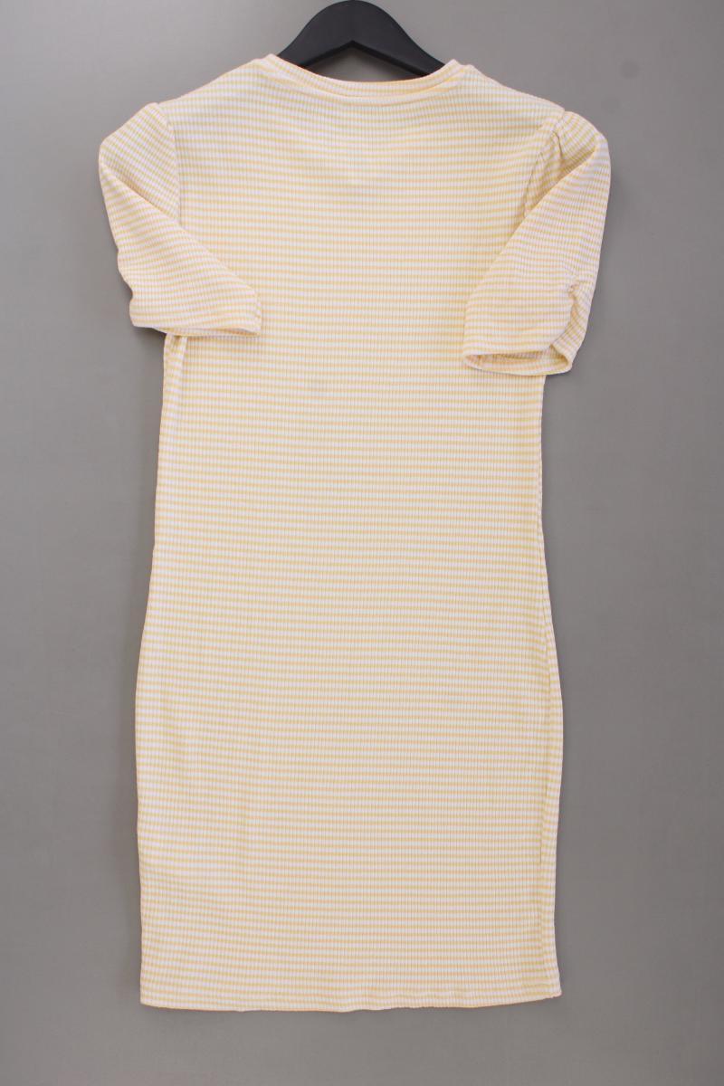 LTB Stretchkleid Gr. M neuwertig Kurzarm gelb aus Viskose